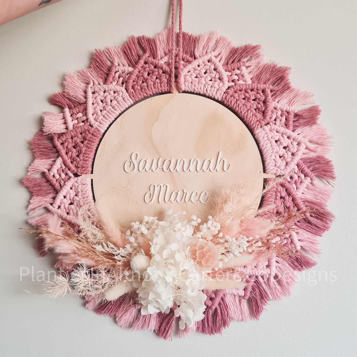 Flower Name Wreath