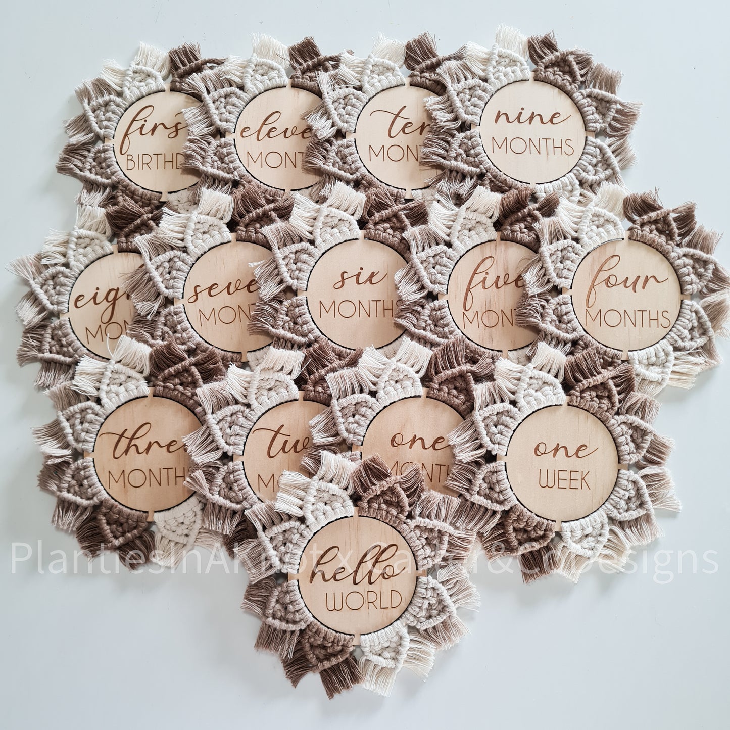 Round Milestone Discs