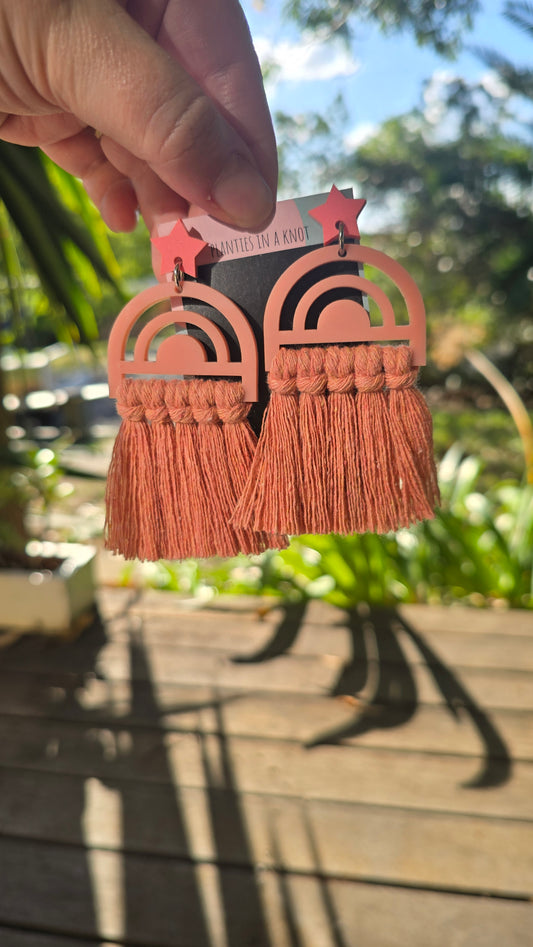 Earrings - Rainbow Peach 3