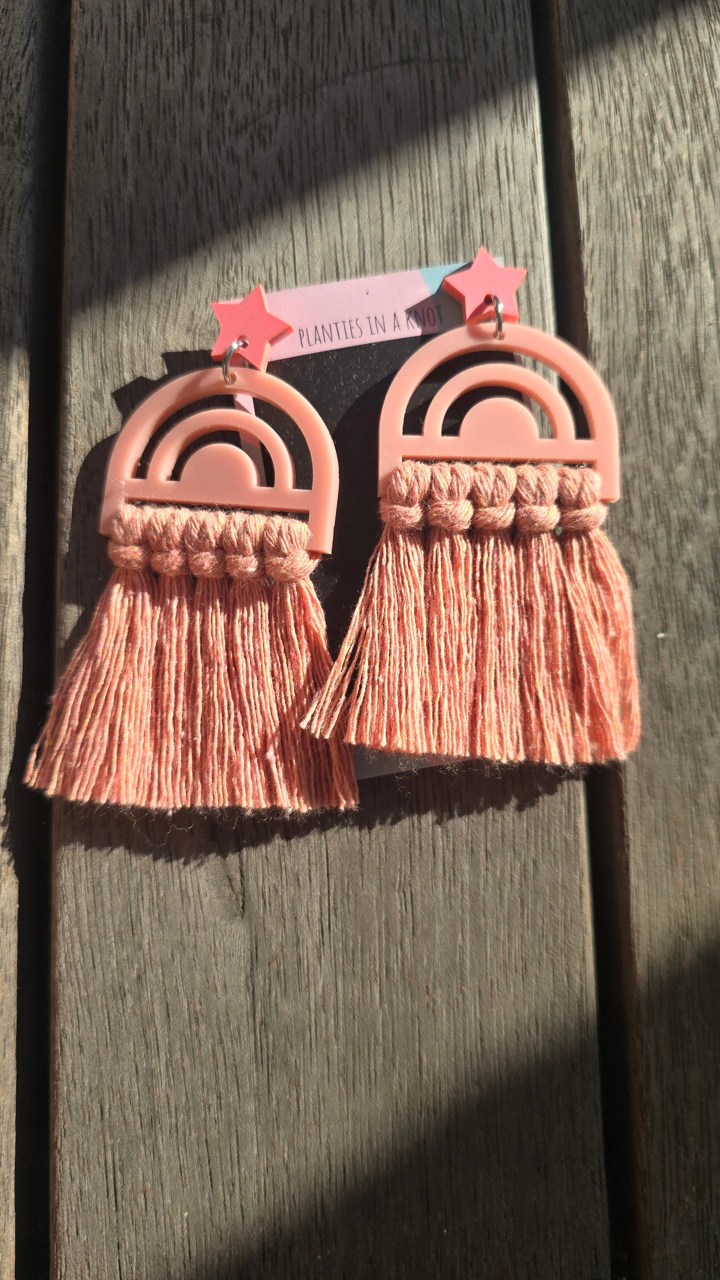 Earrings - Rainbow Peach 3