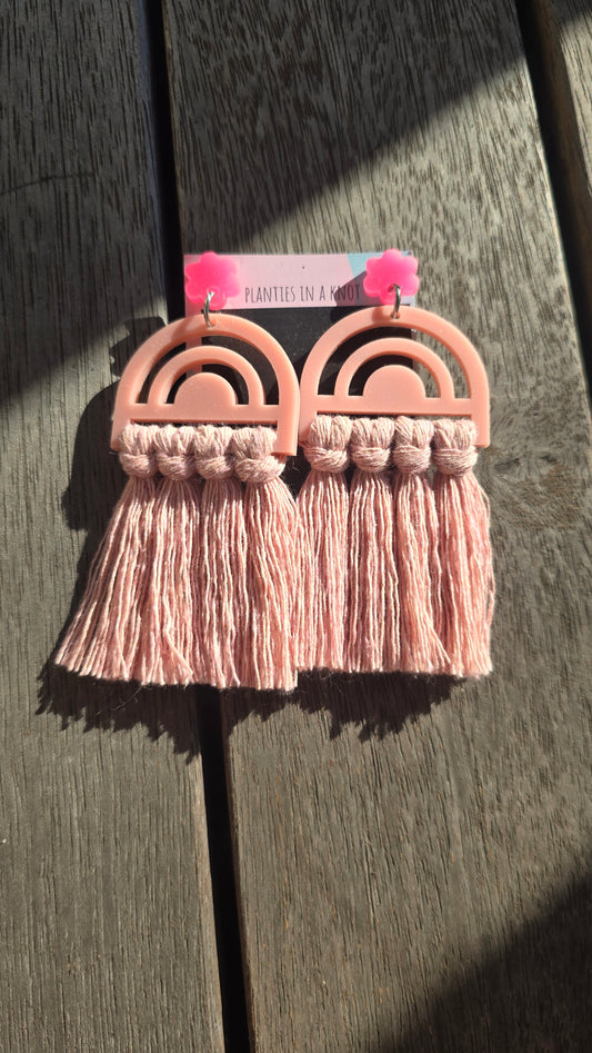 Earrings - Rainbow Peach 3