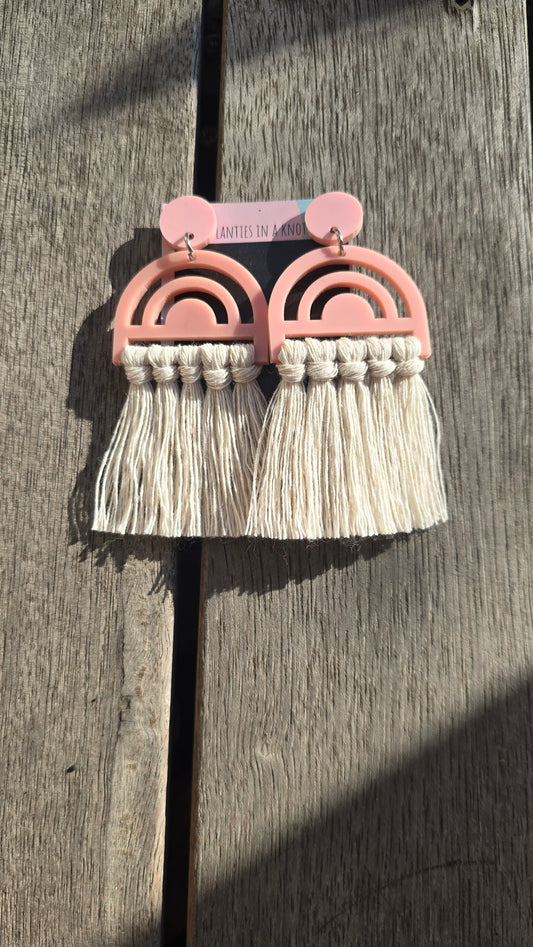 Earrings - Rainbow Peach 4