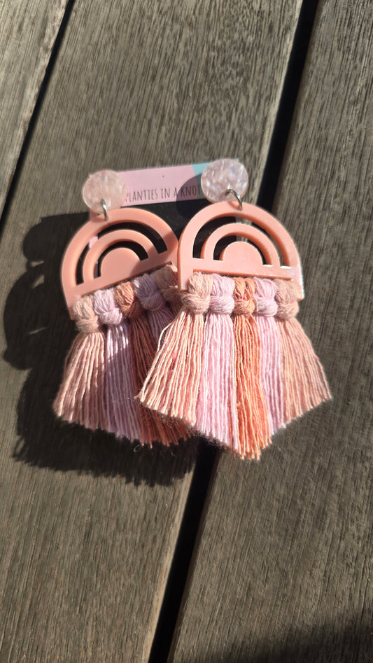Earrings - Rainbow Peach 5