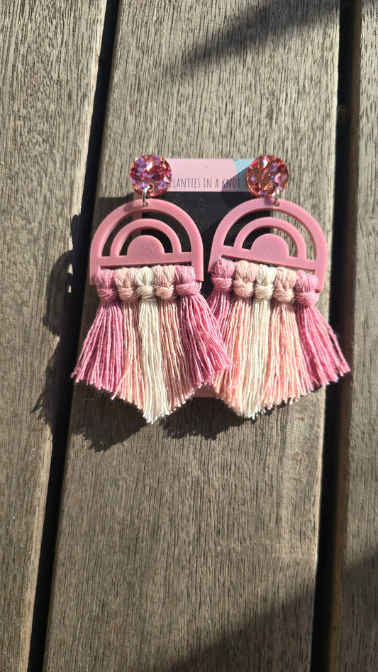 Earrings - Rainbow Peach 5
