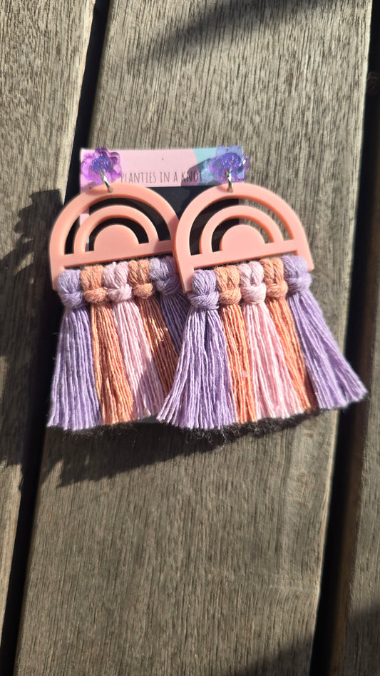 Earrings - Rainbow Peach 5