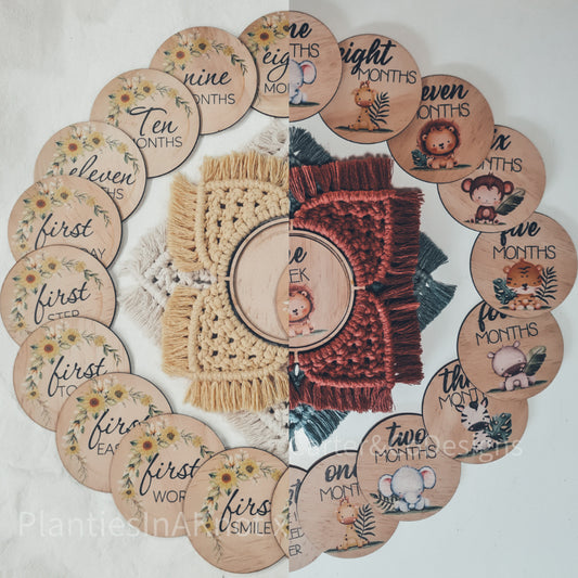 Custom sunflower Milestone Sets