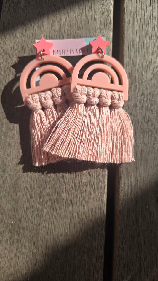 Earrings - Rainbow Peach 2