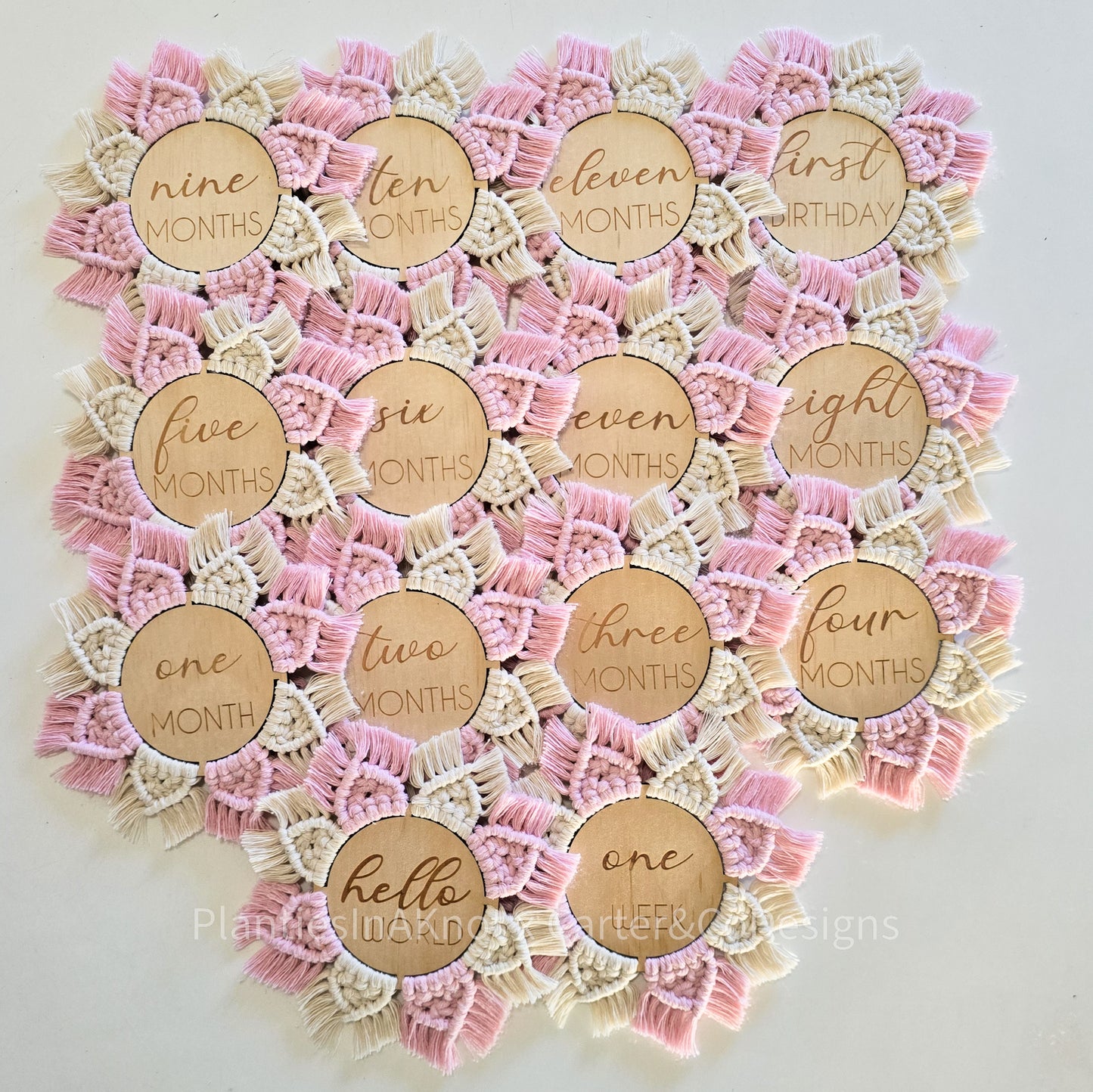 Round Milestone Discs