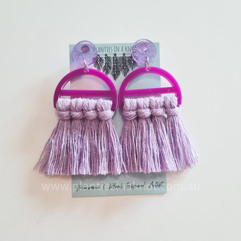 Lilac Sunset Earrings