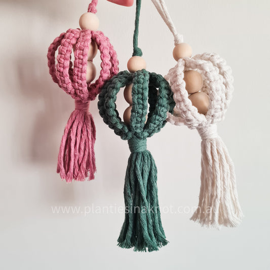 Macrame Round Baubles