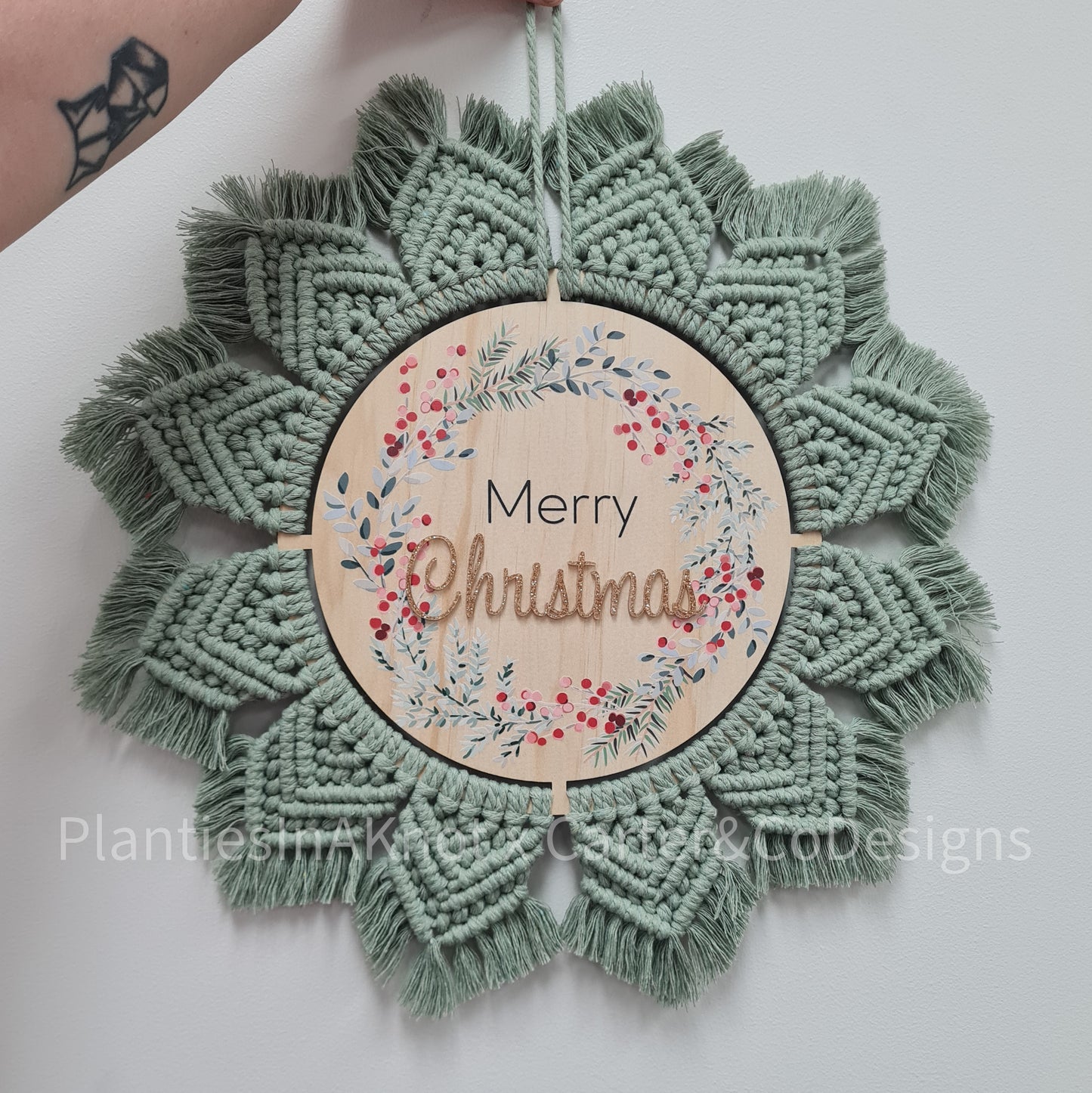 Carter Wreath - in Seafoam