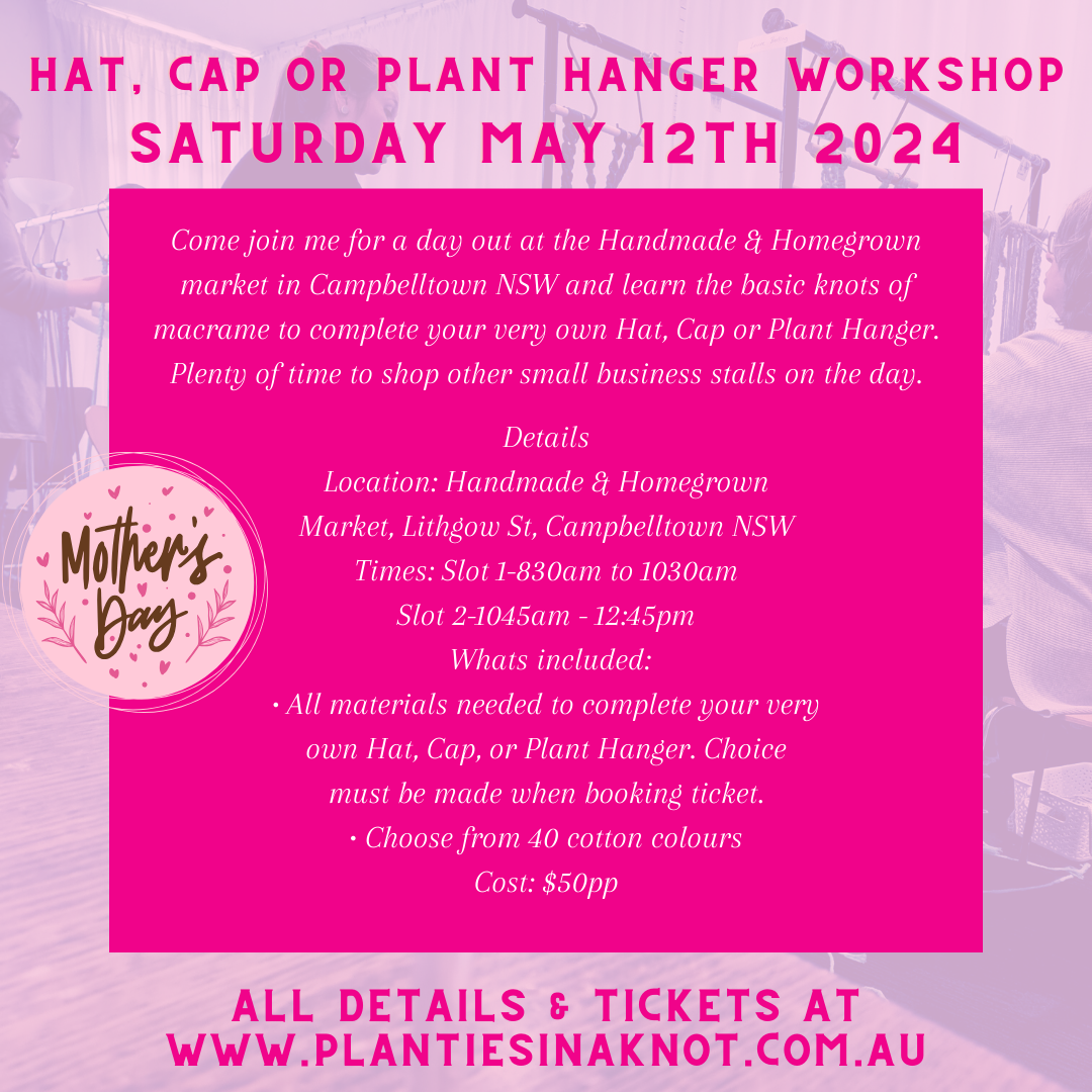 14.04.2024 * Mothers Day * Hat, Cap or Plant Hanger