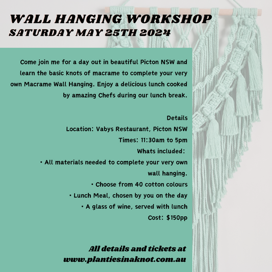25.5.2024 - Wall Hanging workshop