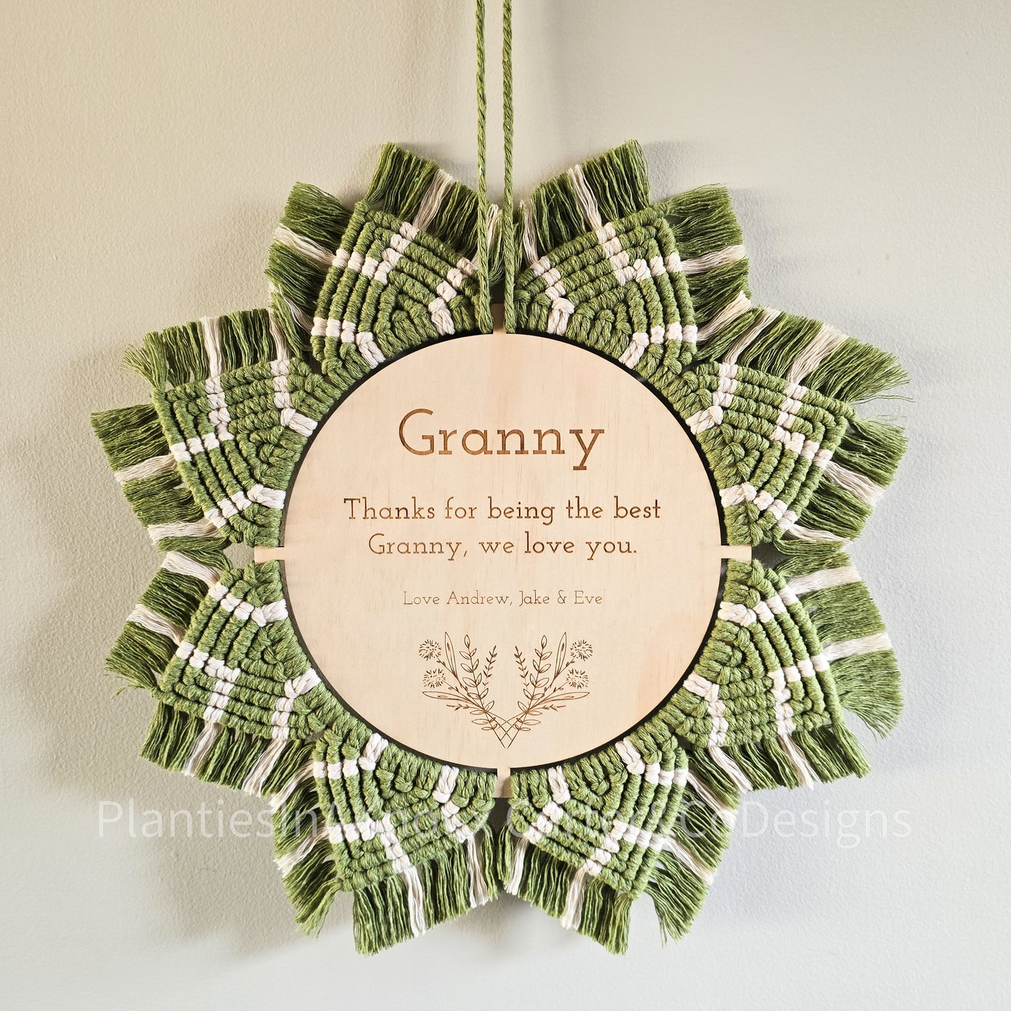 Name & Quote Wreath