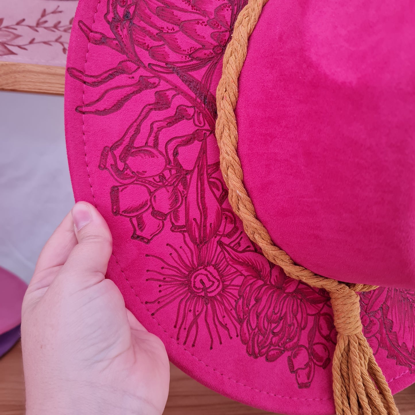 010 hand burnt - Magenta Natives - First of its kind