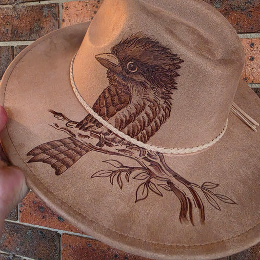 *NEW 1009 Brown w/ Kookaburra