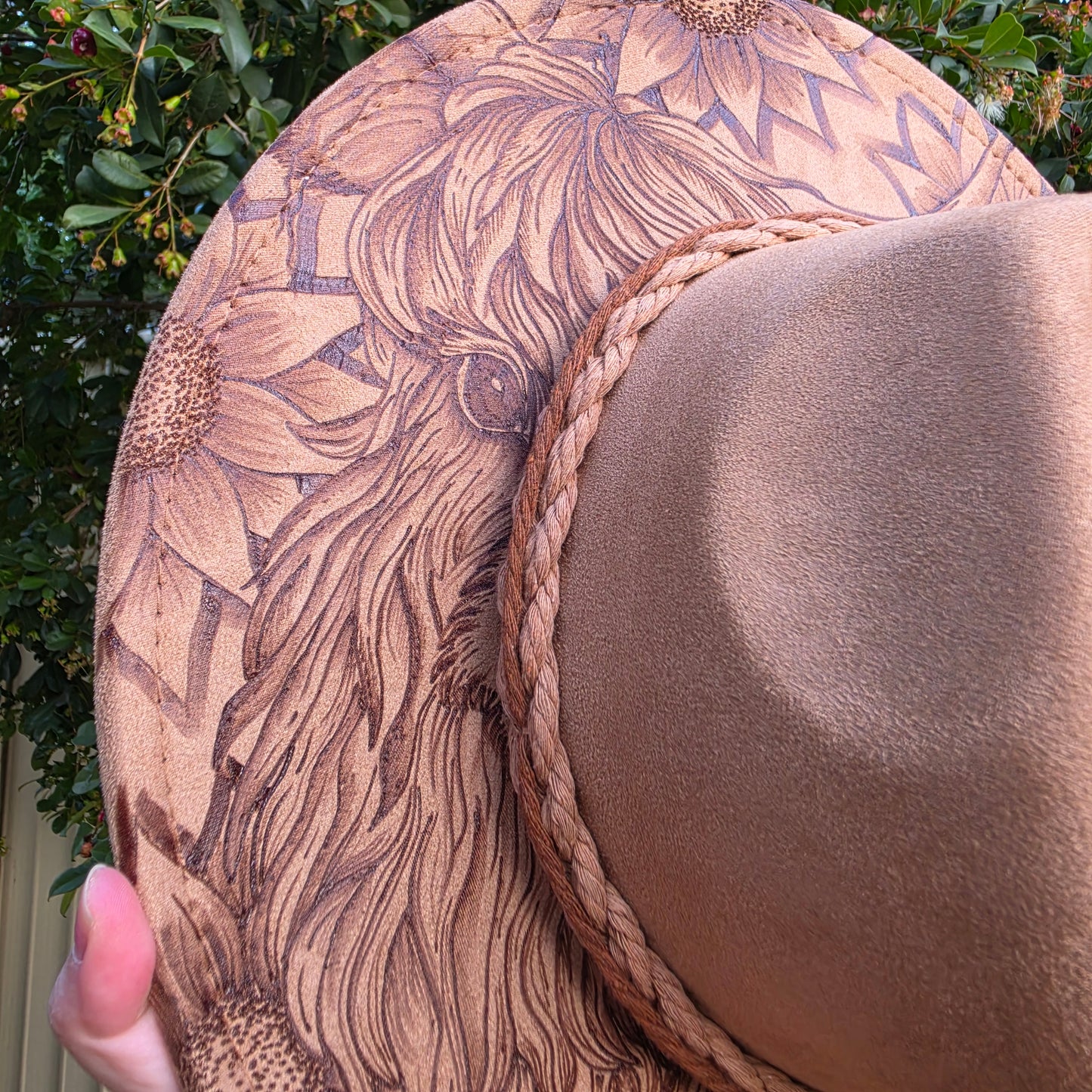 *NEW 016 Brown Cow & Sunflowers