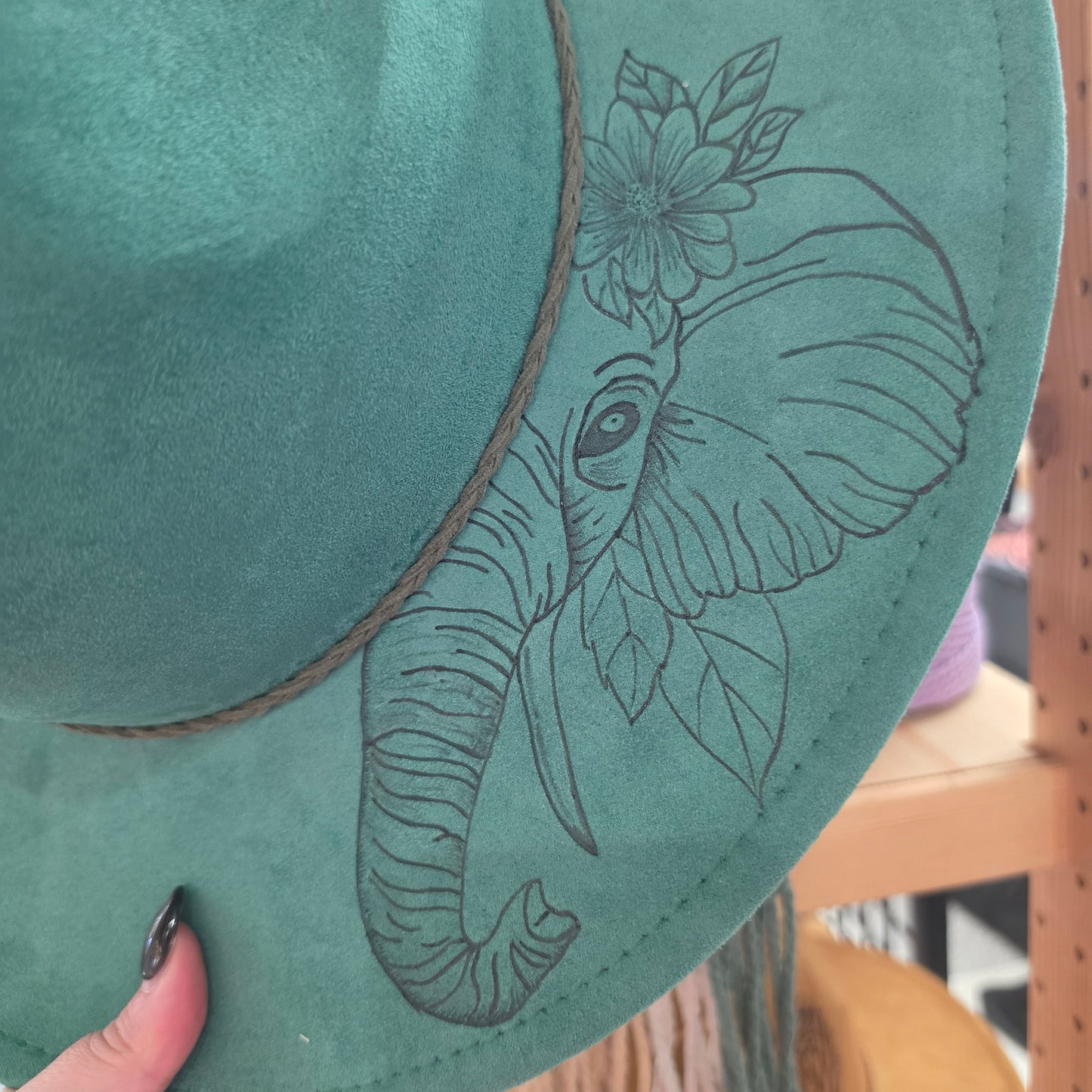 New* 1021 Green Elephant (Carter & Co Designs)