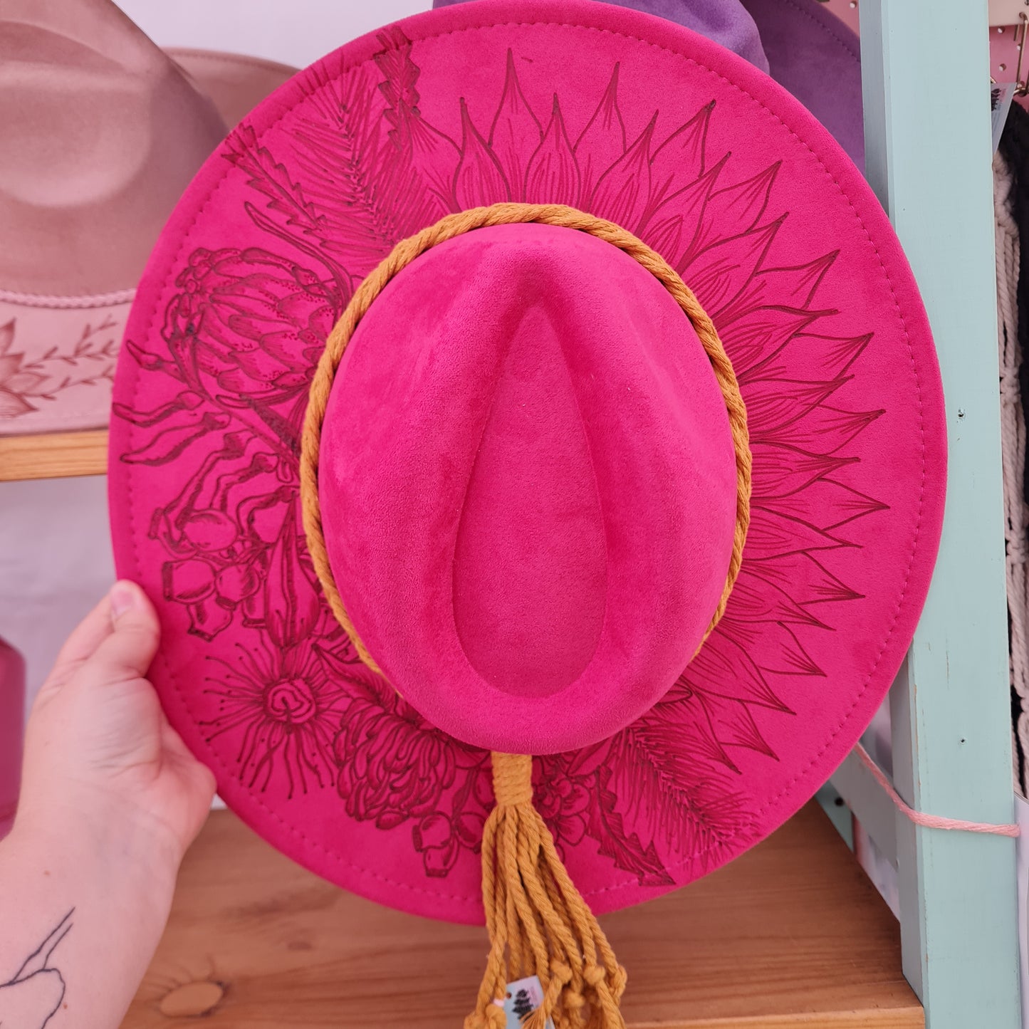 010 hand burnt - Magenta Natives - First of its kind