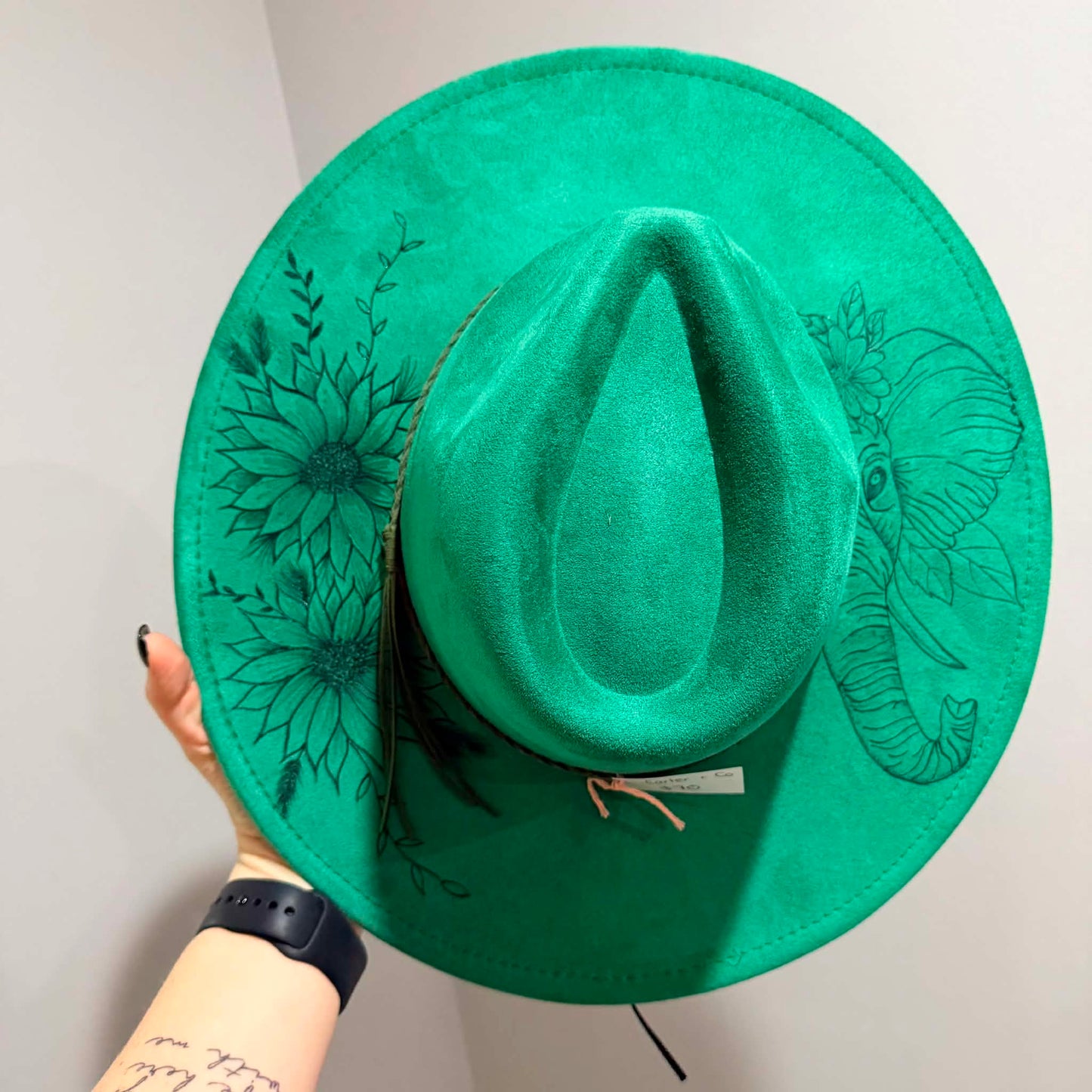 New* 1021 Green Elephant (Carter & Co Designs)