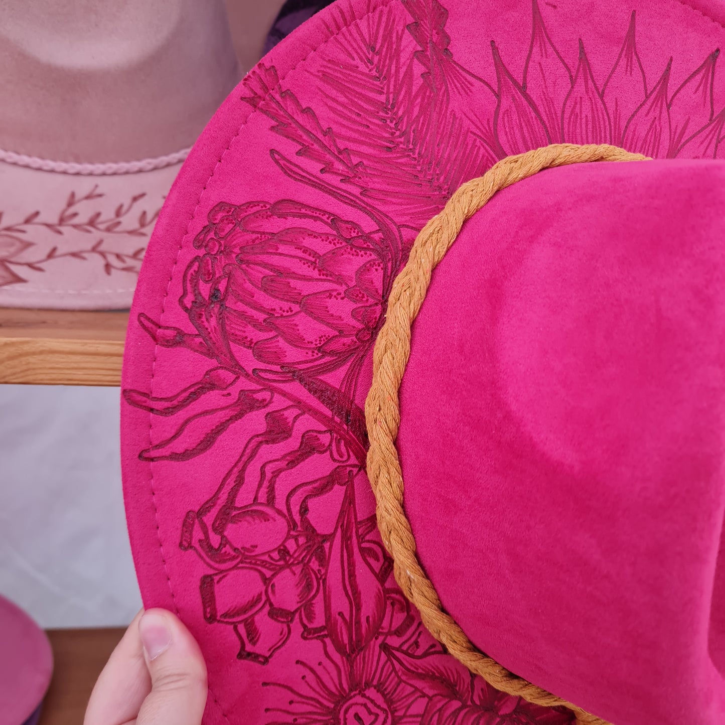 010 hand burnt - Magenta Natives - First of its kind